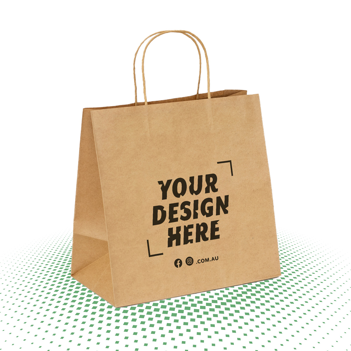 custom brown paper bags 