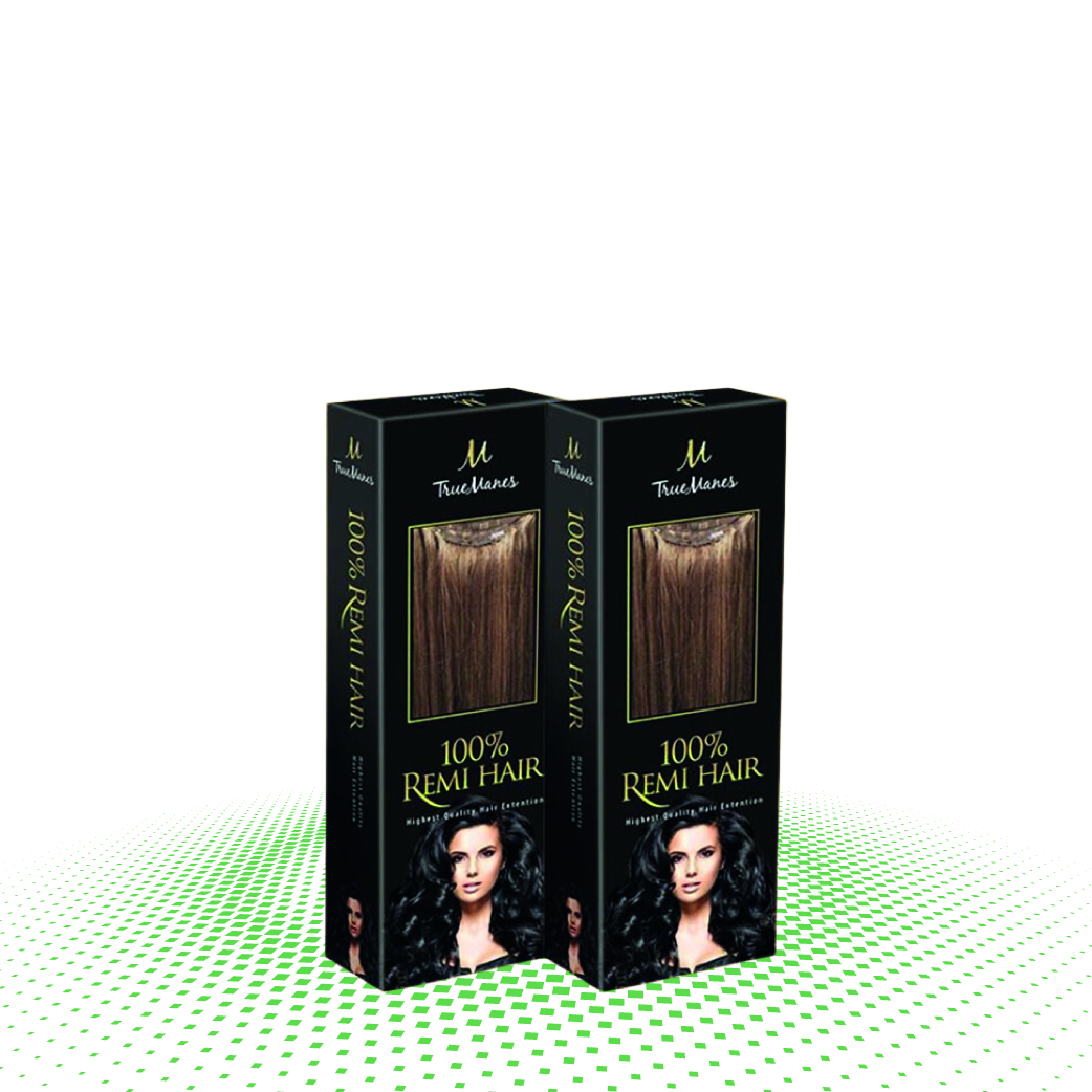 custom hair extension boxes with window