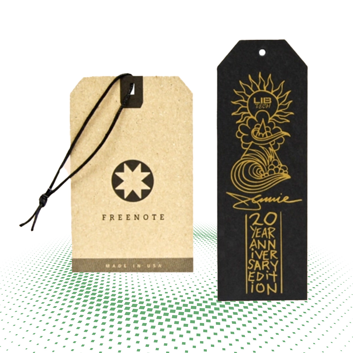 custom hang tags with string 