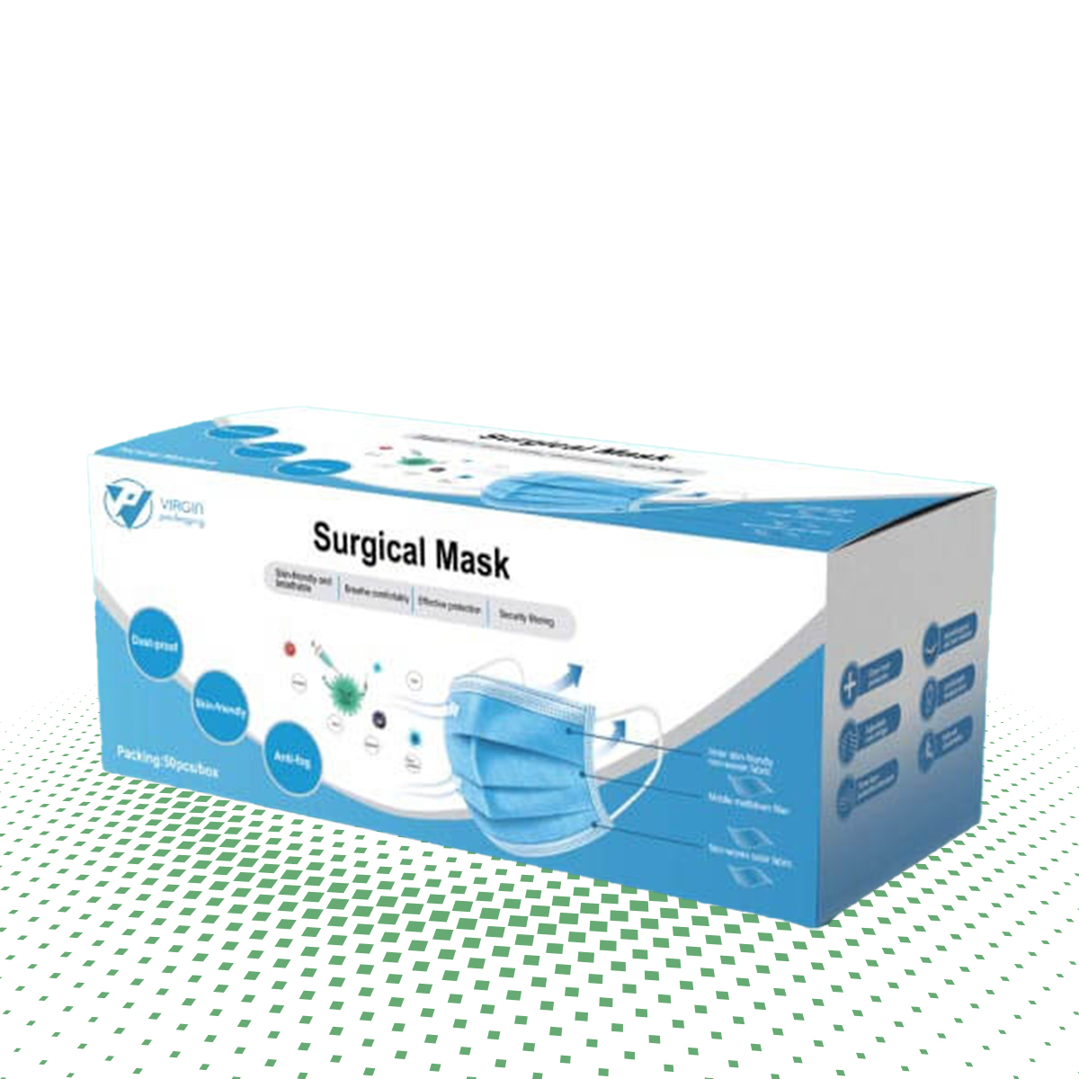 custom health care mask boxes 