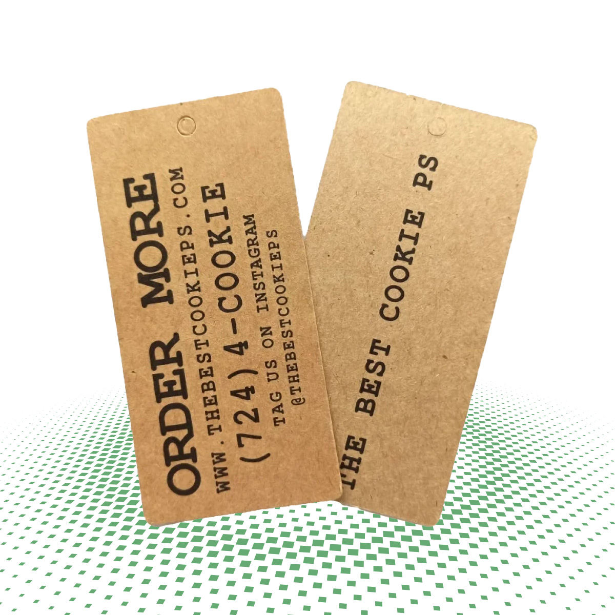 custom kraft paper hang tags 