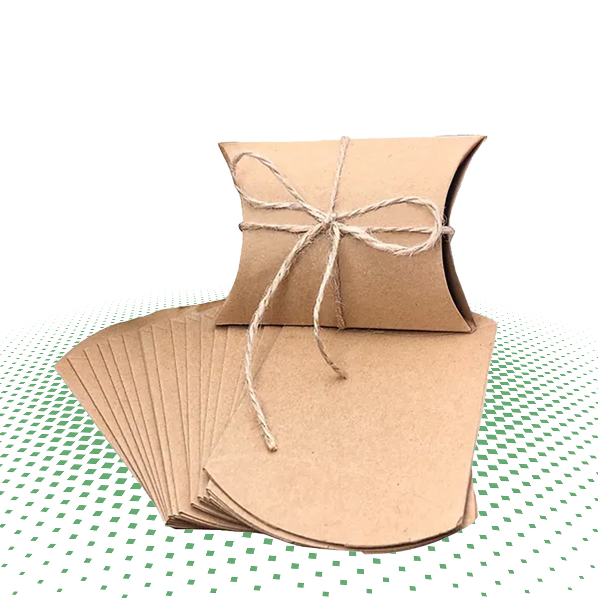custom kraft pillow boxes 