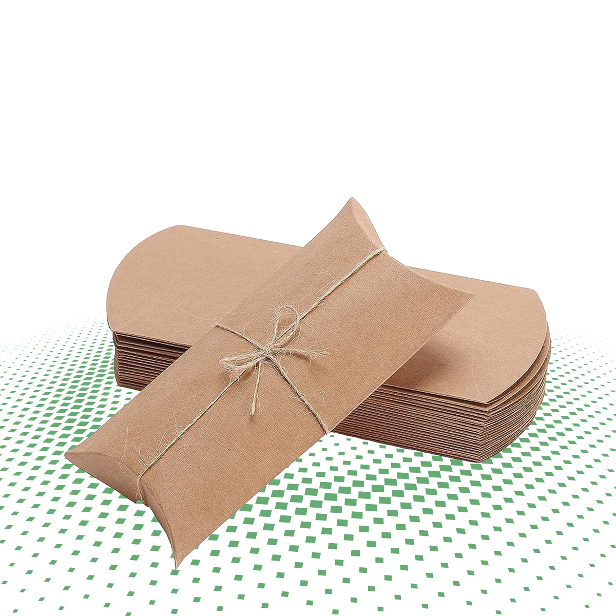 custom kraft pillow boxes 