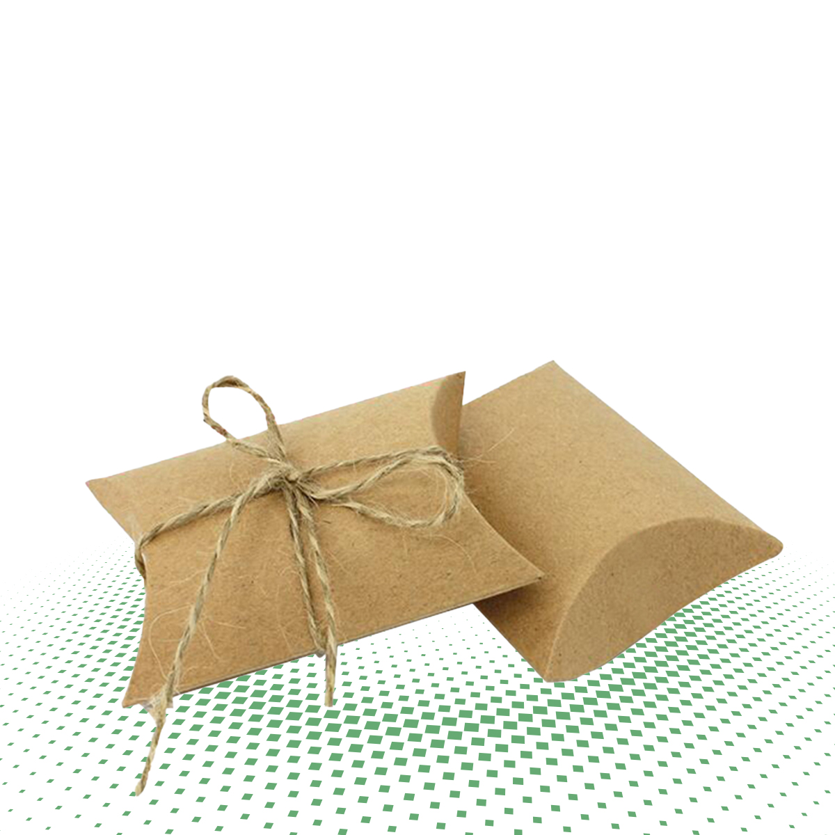 custom kraft pillow soap boxes