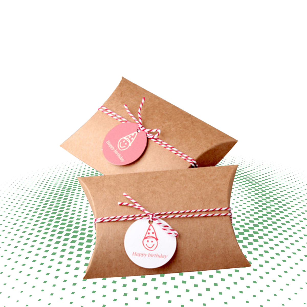 custom kraft pillow soap boxes