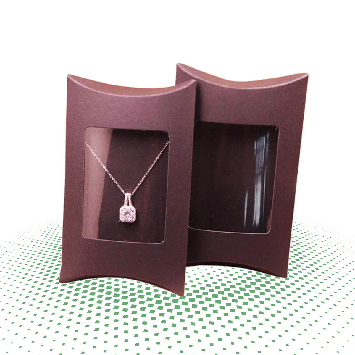 custom pillow boxes with window